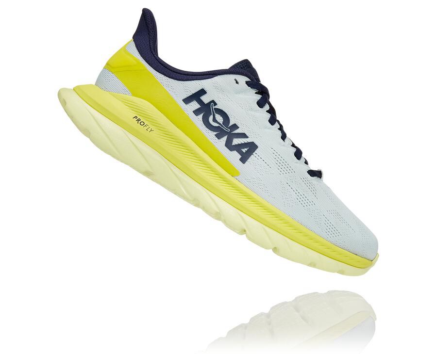 Hoka One One Mach 4 Löparskor Dam - Vita - UCWYS-1425